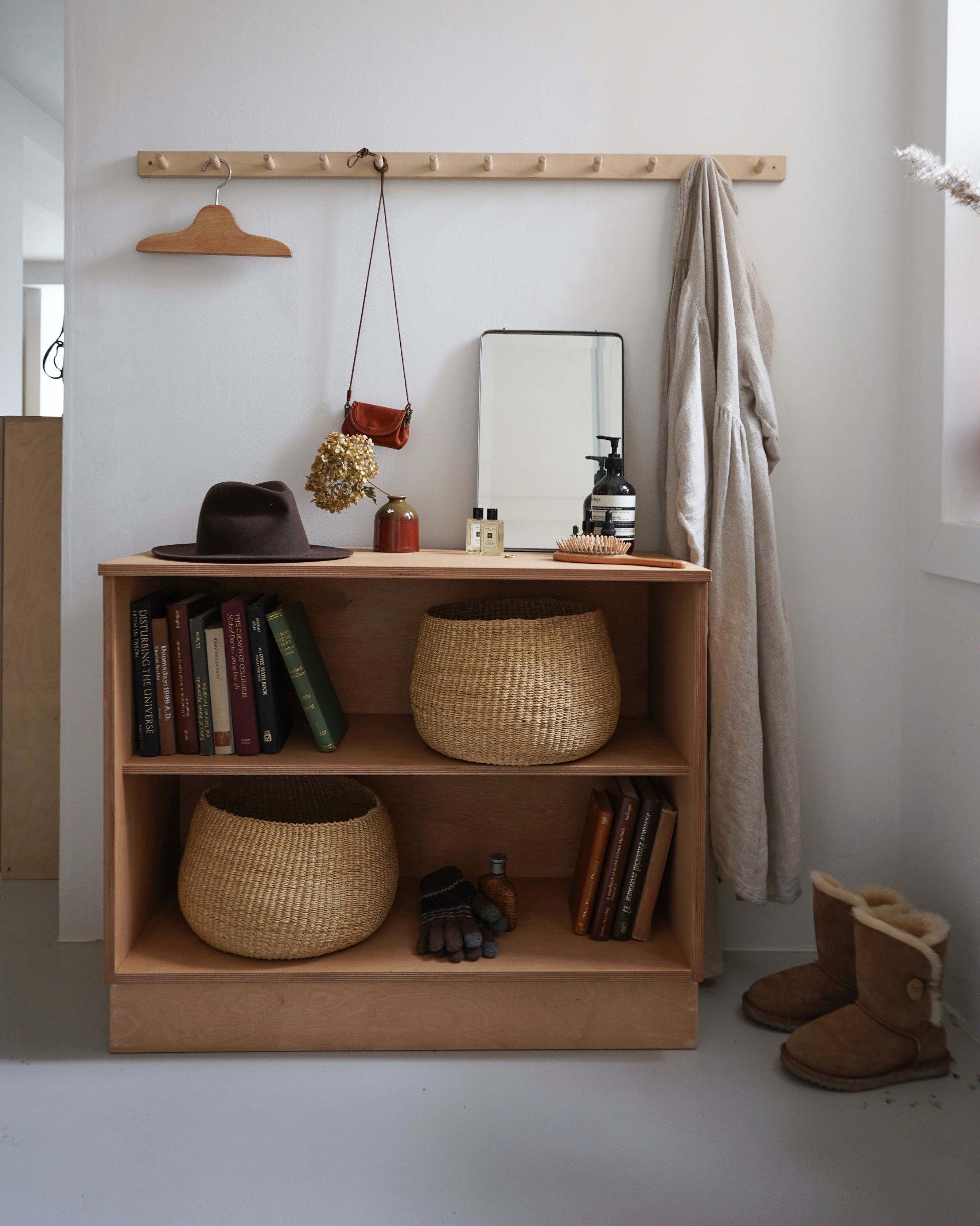 2-tier storage shelf