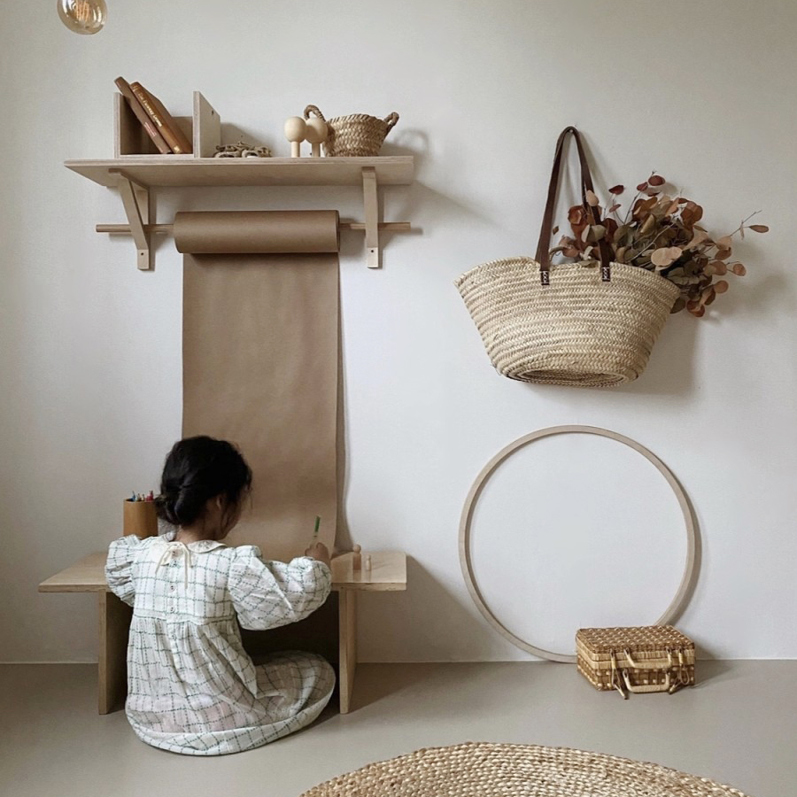 Storage box for low table